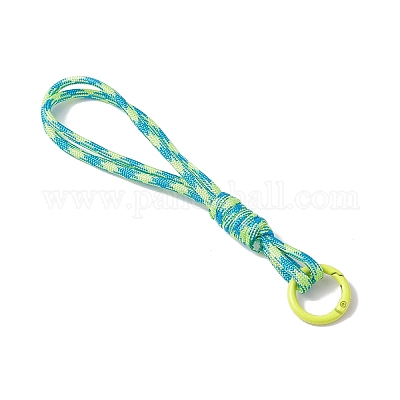 6 шт. 6-цветные веревки-шнуры из полиэстера и спандекса для подвесных украшений HJEW-JM04295-1