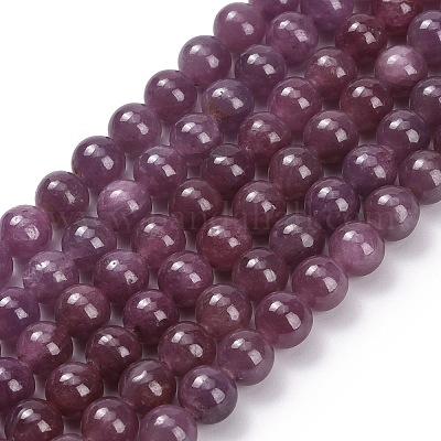 Натуральные рубиновые бисерные пряди G-L631-A01-6mm-AA-1