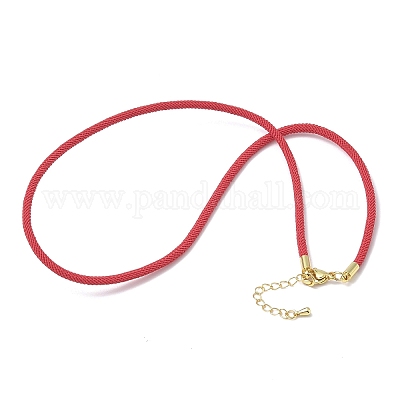 Изготовление ожерелий из нейлонового шнура милан толщиной 3 мм NJEW-H084-01G-35-1