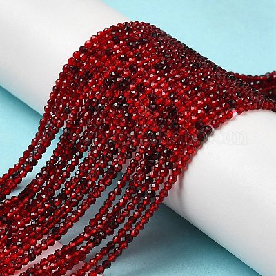 Прозрачные стеклянные бусины GLAA-H027-01C-1