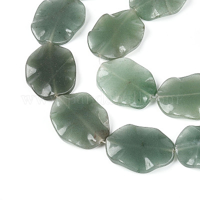 Естественный зеленый авантюрин бисер нитей&nbsp;G-T143-21A-1