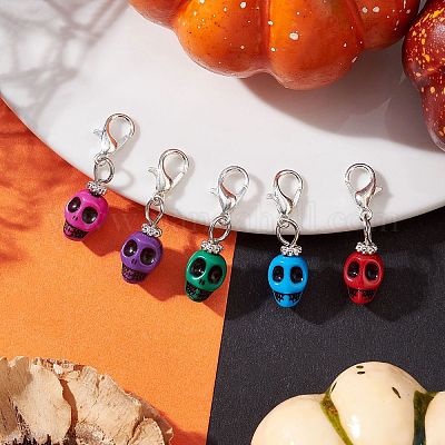 Пластиковые подвесные украшения HJEW-JM03943-01-1