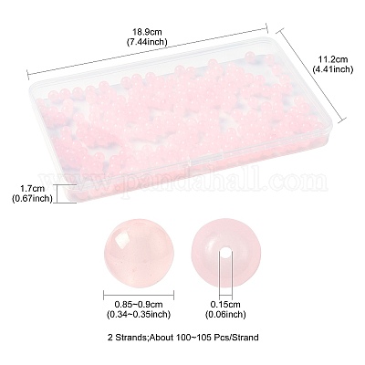 2 нитка круглых бусин из искусственного нефрита DGLA-FS0001-20A-1