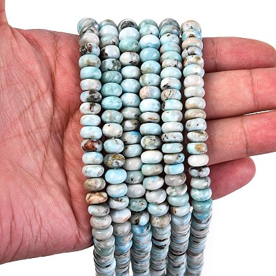 Природные ларимар бисер нитей G-H004-A01-02-1