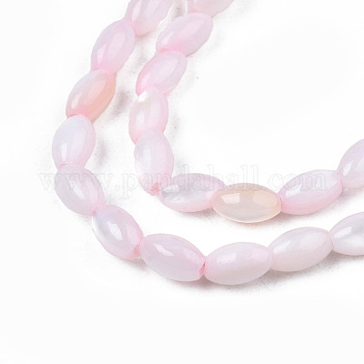 Нити бусин из натуральных пресноводных ракушек SHEL-N003-25-B06-1