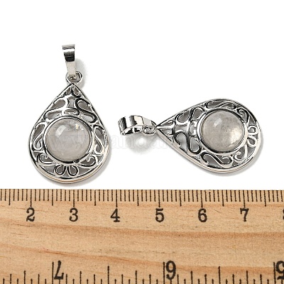 Подвески из натурального кварца и горного хрусталя G-Q158-05P-14-1