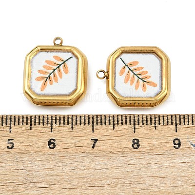 Подвески из нержавеющей стали 304 с печатью STAS-P419-07G-01-1