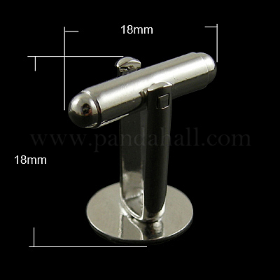 Латунные запонки  KK544-NF-1