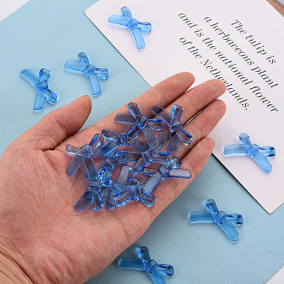 Прозрачные акриловые бусины&nbsp;LS-X-TACR-S154-55B-940-1