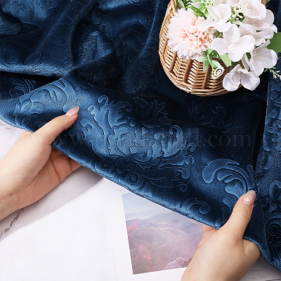 Полиэфирная ткань с цветочным узором DIY-WH0888-221-1