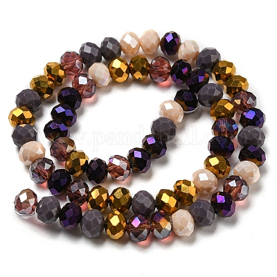 Стеклянные бусины EGLA-A034-M8mm-13-1