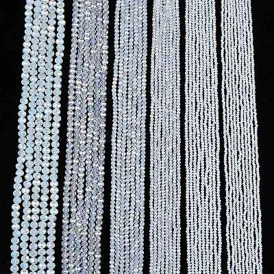 Стеклянные бусины с гальваническим покрытием  EGLA-A044-J2mm-B06-1