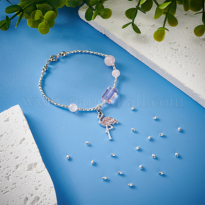 60шт 925 бусины из стерлингового серебра FIND-BC0013-07-1