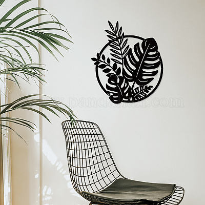 Décorations murales en fer&nbsp;HJEW-WH0067-179-1