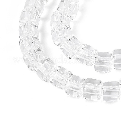 Прозрачные стеклянные бусины GLAA-N065-4x4mm-A01-1