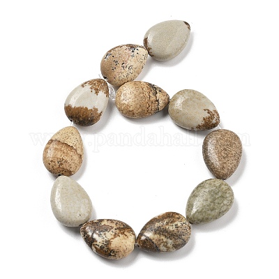 Естественного изображения яшмы бисер нитей G-P528-L24-01-1