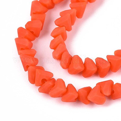 Нити из матовых непрозрачных стеклянных бусин GLAA-N017-4mm-14-1