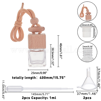 Стекло подвесные украшения HJEW-PH0001-07-1