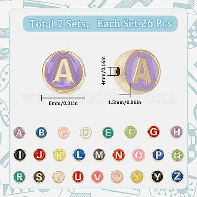 2 комплект эмалевых бусин из сплава ENAM-SC0005-10-1