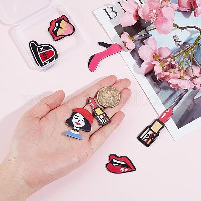 28шт 7-х стилей акриловый кабошон FIND-CA0005-20-1