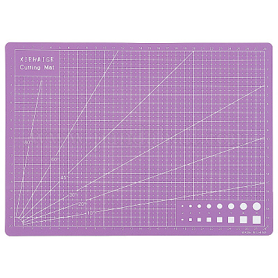 GORGECRAFT 9 x 12 Self Healing PVC Cutting Mat A4 Double-Sided Rotary Mat  Non-Slip Fabric Cutting Board for Sewing Quilting Scrapbooking Art
