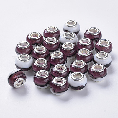 Бусины лэмпворк европейского стиля  LAMP-S193-014-1