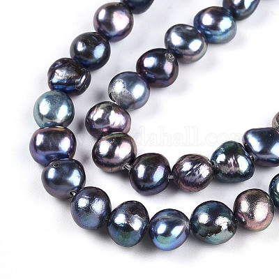 Нити из натурального культивированного пресноводного жемчуга PEAR-N014-06G-06-1