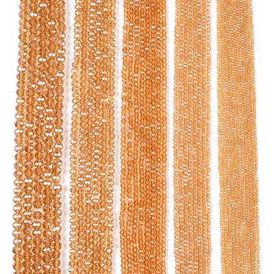 Стеклянные бусины с гальваническим покрытием  EGLA-A044-T4mm-A23-1