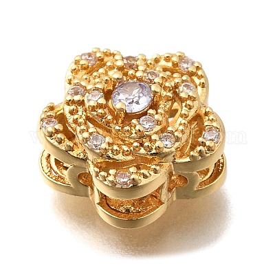 Многожильные звенья из латуни с паве из кубического циркония KK-F913-10G-1