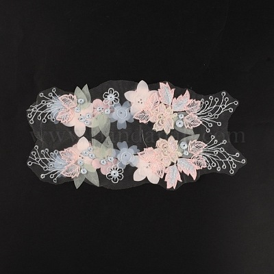 Аксессуары для костюмов с вышивкой из полиэстера DIY-WH0326-50-1