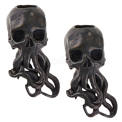 2 шт. латунные европейские бусины KK-OC0001-33-1