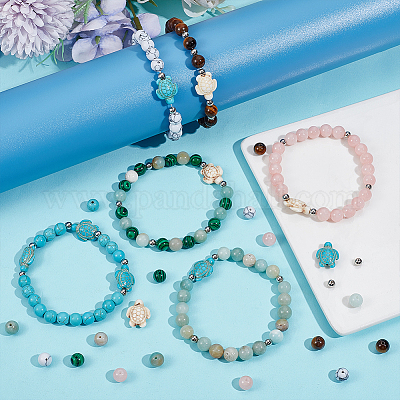 Набор для самостоятельного изготовления браслета на тему океана DIY-SC0024-66-1