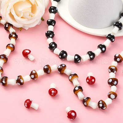 Бусы лэмпворк ручной работы&nbsp;LAMP-Q001-1