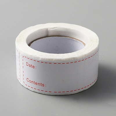 Прямоугольная дата пустые наклейки DIY-WH0349-22A-1