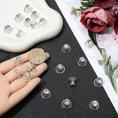 60 шт. спиральная шпилька для волос&nbsp;OHAR-SP0001-11-1