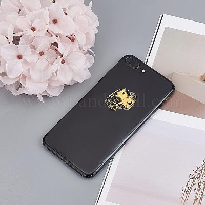 9 шт. 9-х видов самоклеящихся наклеек из углеродистой стали DIY-OC0009-14C-1