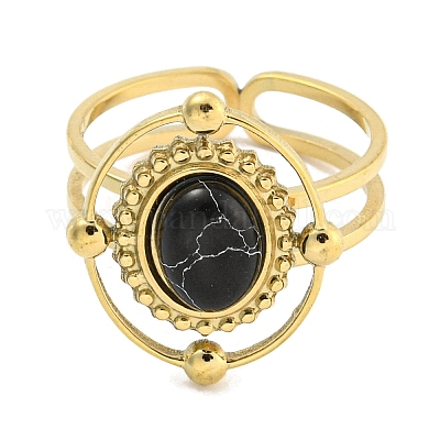 Ионное покрытие (ip) 304 нержавеющая сталь синтетические бирюзовые манжеты кольца G-Z056-04G-02-1