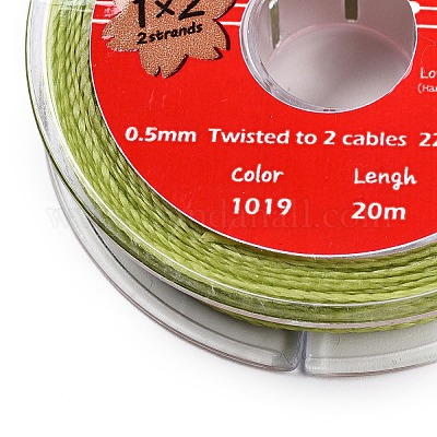 Круглые шнуры из вощеной хлопчатобумажной нити YC-T004-01A-22-1