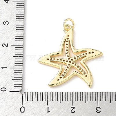 Латунные микро проложить кубического циркония подвески KK-C104-18G-1