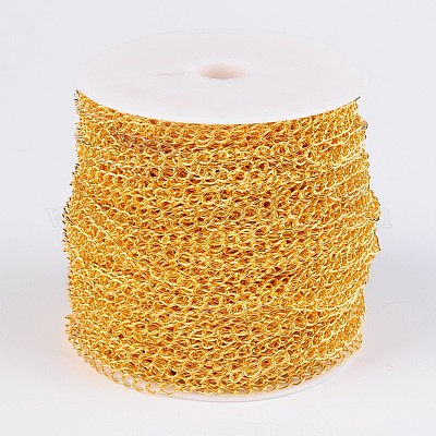 Латунные витой цепочки CHC-Q001-5x4mm-G-1