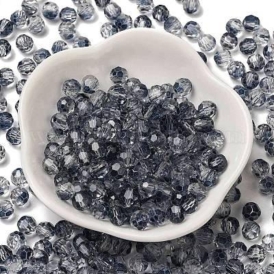 Прозрачные цвета стеклянные круглые бусины SEED-F006-04A-09-1