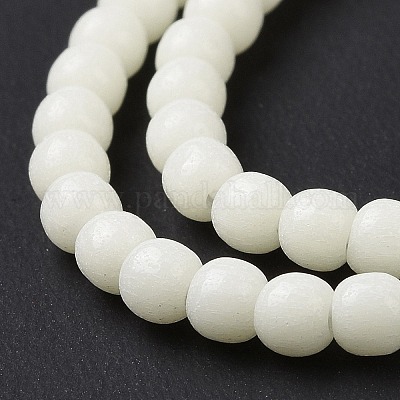 Светящиеся стеклянные бусины GLAA-H018-01B-1