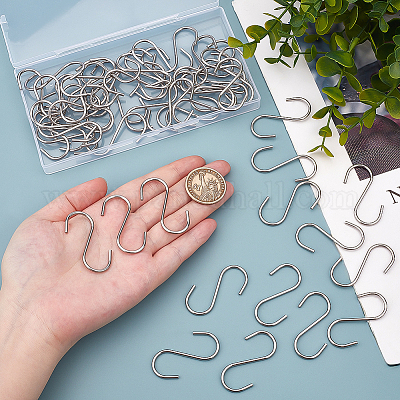 60 шт. S-образные крючки из нержавеющей стали марки 304 STAS-PH0006-72-1