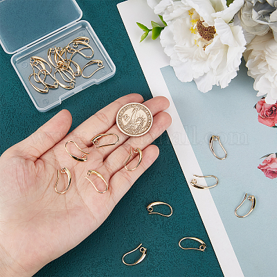 40 шт латунные серьги крючки KK-BBC0004-57-1