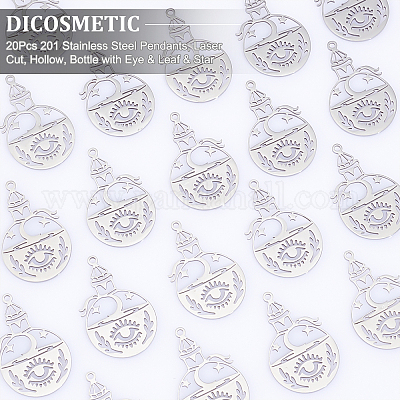 20 шт. подвески из нержавеющей стали 201 STAS-DC0007-12-1