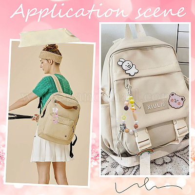 10 шт. прямоугольные бусины из полимерной глины с паве из стразов и сердцем из смолы CLAY-SC0002-13-1