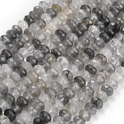 Естественный облачно кварц бисер пряди&nbsp;G-C280-A16-02-1