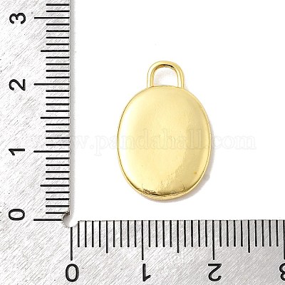 Латунные подвески с принтом&nbsp;KK-K274-07G-19-1