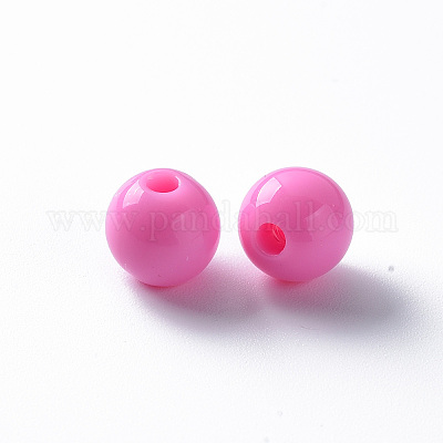 Непрозрачные акриловые бусины X-MACR-S370-C8mm-M1-1