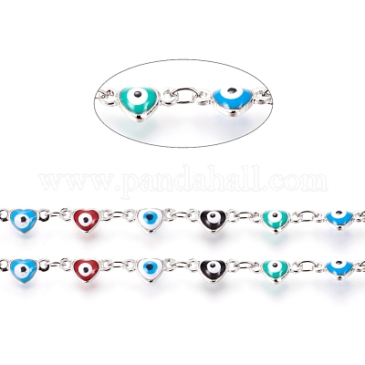 Цепи с эмалью ручной работы сглаз CHC-D026-04P-1